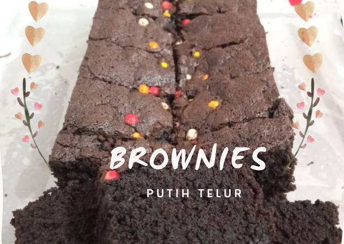 Brownies putih telur