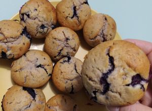 Foto di Muffin yogurt e mirtilli