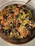🥗Ensalada de arroz integral, atún, lechuga y zanahoria 🥗