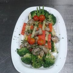 Saute veggies A picture of Saute veggies.