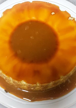 Una foto de Flan de Cajeta en Instant Pot