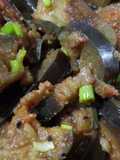 Steamed eggplant