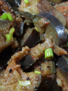 A picture of Steamed eggplant.