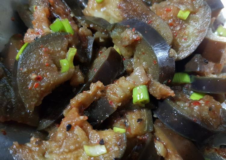 Recipe of Super Quick Homemade Steamed eggplant