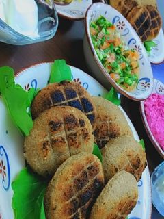 صورة لوصفة كبة مشوية