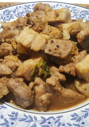 รูปของ หมูสามชั้นผัดพริกขี้หนู
