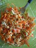 Ensalada de garbanzos y roquefort