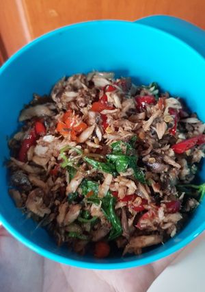 Foto resep Suwir Tongkol Goreng Kemangi