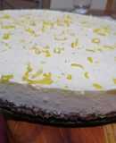 Brownie pie de limón
