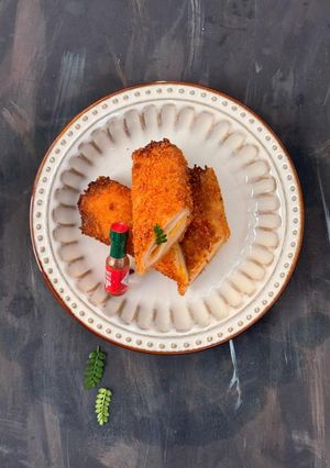 عکسی از دستور رول ژامبون سوخاری