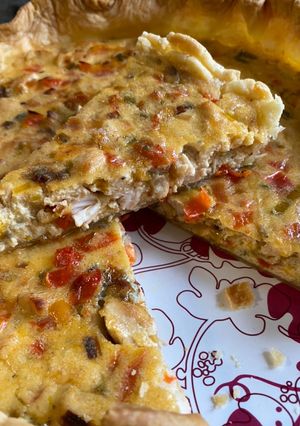 Una foto de Quiche de pollo