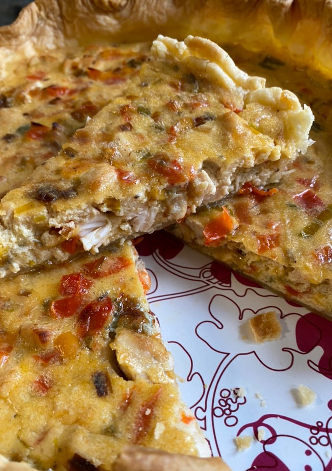 Una foto de Quiche de pollo