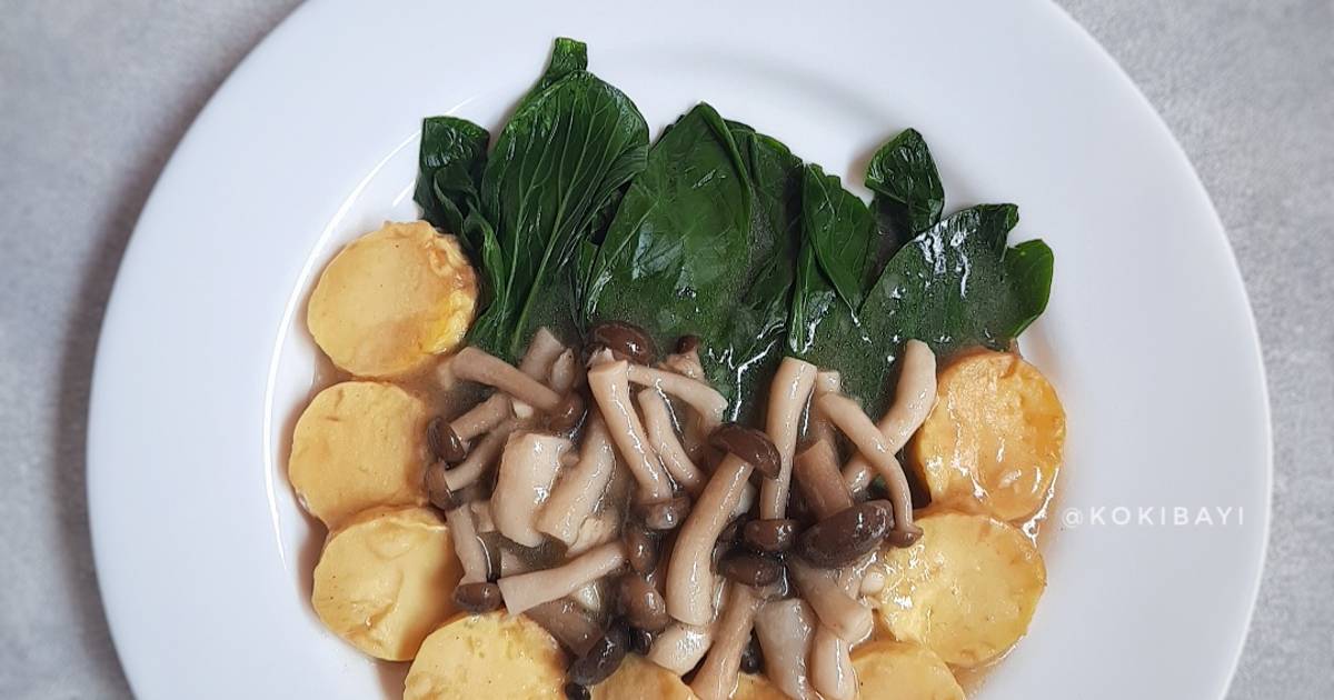 Resep Pakcoy Siram Jamur Shimeji oleh Koki Bayi 🍭 Cookpad