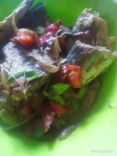 Foto resep Tumis ikan asin peda