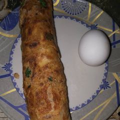 A picture of Crispy Egg pratha.