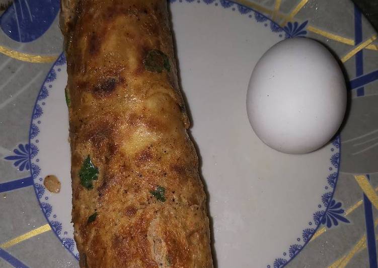 Simple Way to Make Perfect Crispy Egg pratha