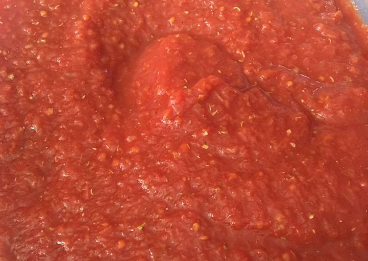 Steps to Prepare Ultimate Homemade pizza sauce