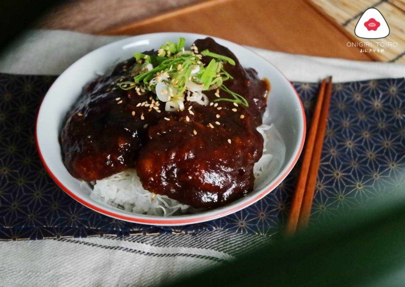 Miso Sauce Chicken Katsu Bowl 味噌チキンカツ丼