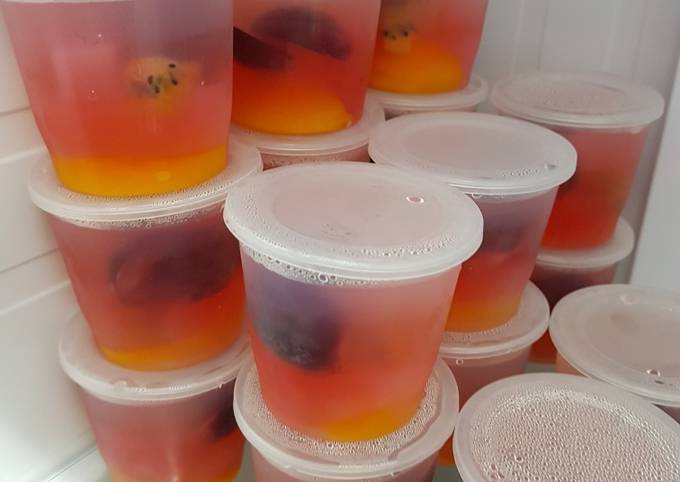 Puding Cup Tutty Fruity ala Michelle Bakery