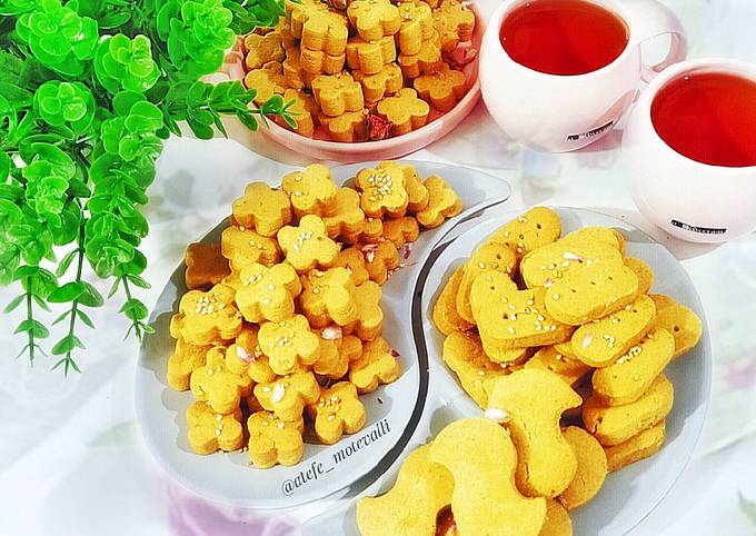 طرز تهیه شیرینی نخودچی با کره ساده و خوشمزه توسط Atefemotevalli کوکپد