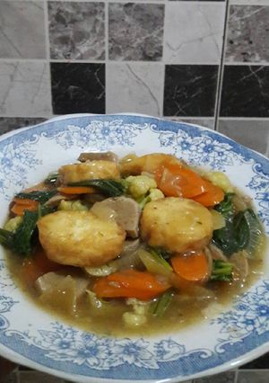 Foto resep Sapo tahu bakso