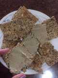 Galletas saladas de avena y semillas súper crujientes Para tu merienda fitness