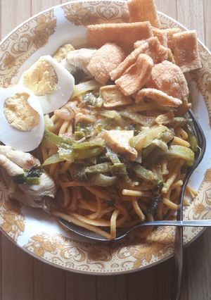 Foto resep Mie lidi kuah/ mie gomak