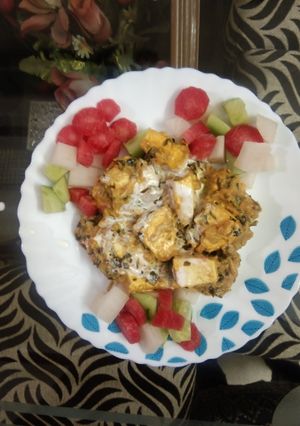 A picture of Methi paneer makhani.
