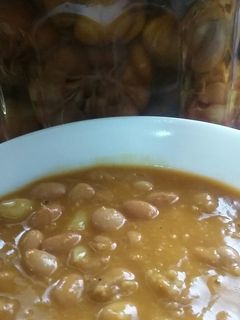 عکسی از دستور خوراک لوبیا با سیر ترشی یک ساله