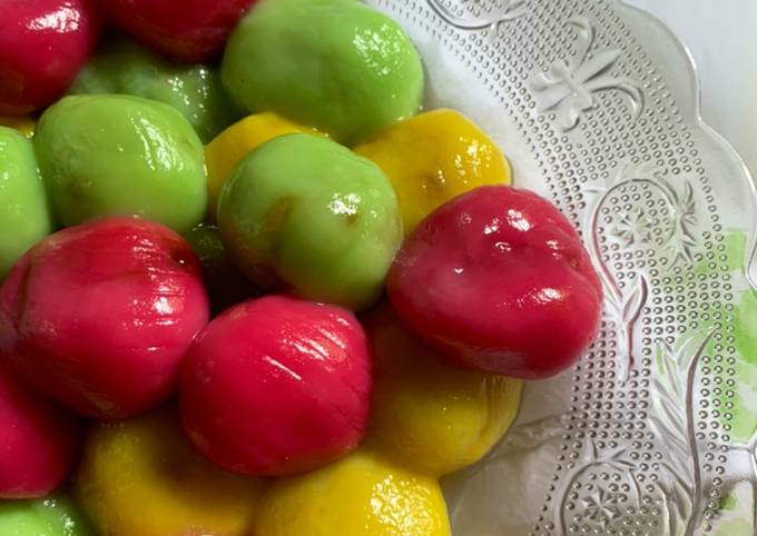 Resep Klepon Pelangi Tanpa Kelapa Oleh Brenda Cookpad