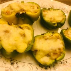 A picture of Stuffed bell pepper.