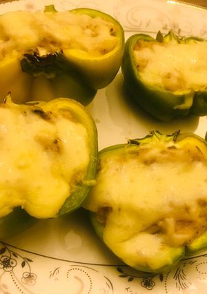 A picture of Stuffed bell pepper.