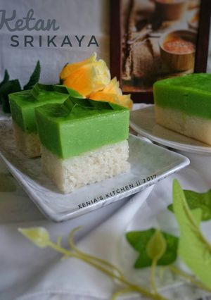 Foto resep Ketan Srikaya/ Kuih Serimuka/Kue Sarawak