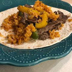 A picture of Fajitas.