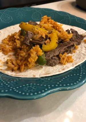 A picture of Fajitas.