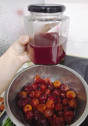 Hình của món Ômai mận - siro mận - mứt mận.