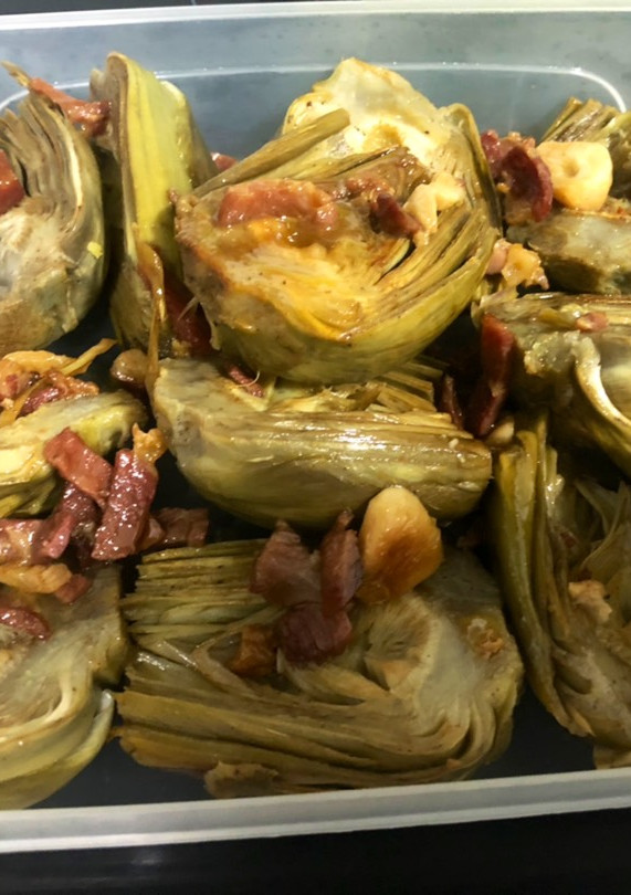 Una foto de Alcachofas estofadas en NewCook
