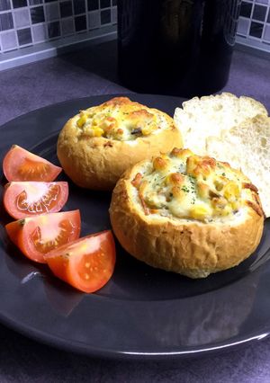 Songoku töltött zsemle recept fotója