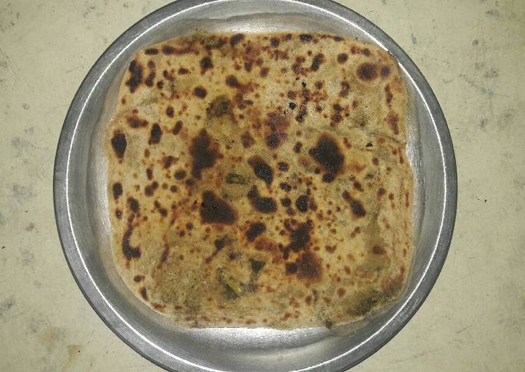 Easiest Way to Prepare Homemade Left over radish bhurji paratha