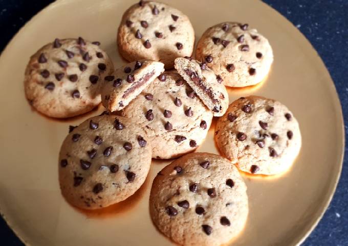 Recette Savoureux Cookies au Nutella