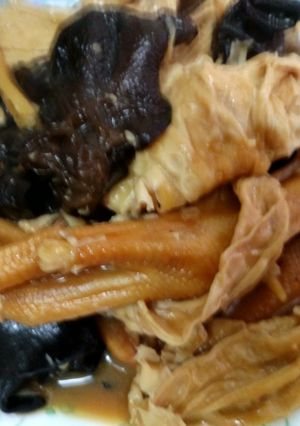 Foto resep Masak kaki bebek ala pelangi