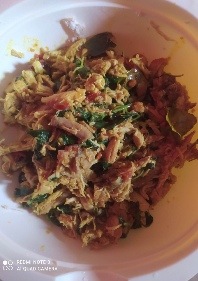 Foto resep Ayam suwir kemangi
