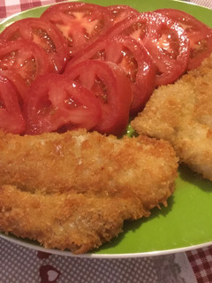Una foto de Merluza frita con Panko