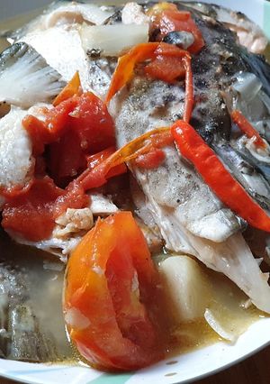 Foto resep Sup kepala salmon