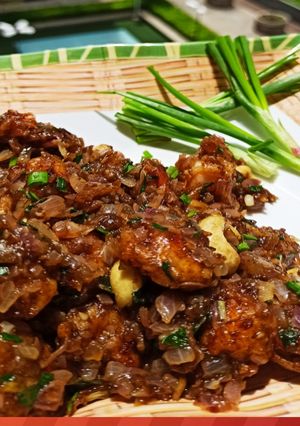 ஹோட்டல் பானியில் மிளகு இறால் வறுவல் (Hotel style Milagu Iraal Recipes In Tamil) செய்முறை முக்கிய புகைப்படம்