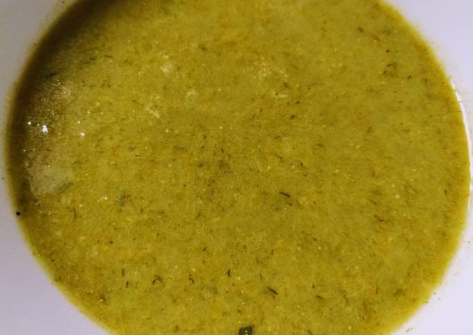 Simple Way to Prepare Super Quick Homemade Leek soup with cream and curry