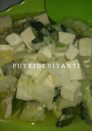 Foto resep Tumis Kol, Bayam dan Tahu