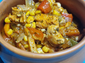 Una foto de CAZUELA SALUDABLE DE POLLO ❤️