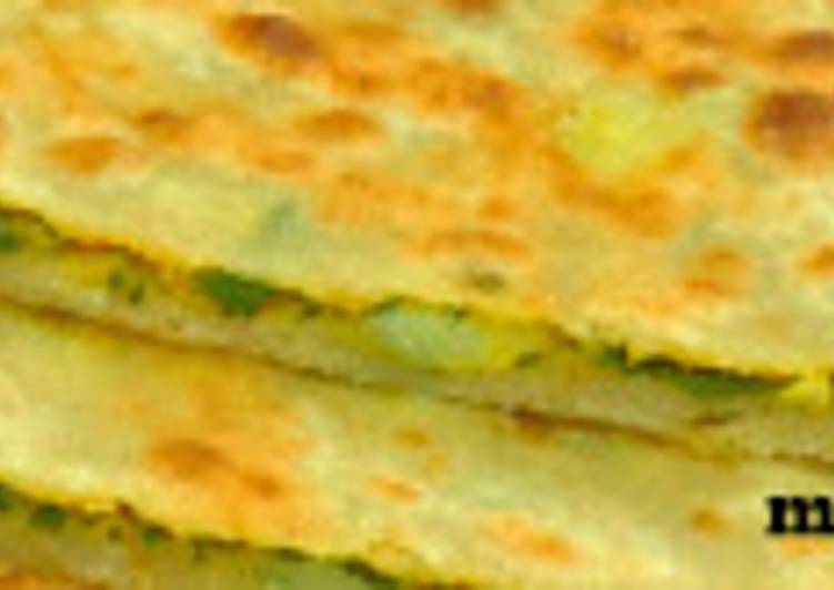 Aloo Palak Paratha