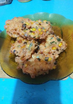 Foto resep Perkedel Jagung Udang Oatmeal (Tanpa Terigu) #menusehat
